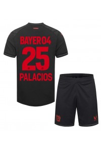 Fotbalové Dres Bayer Leverkusen Exequiel Palacios #25 Dětské Domácí Oblečení 2023-24 Krátký Rukáv (+ trenýrky)